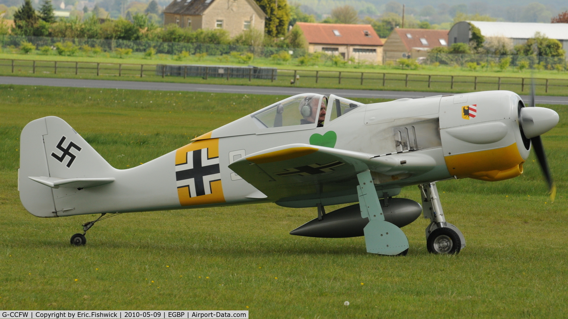 G-CCFW, 2003 WAR Focke-Wulf 190 C/N PFA 081-12729, 2. G-CCFW at Kemble Airport (Great Vintage Flying Weekend)