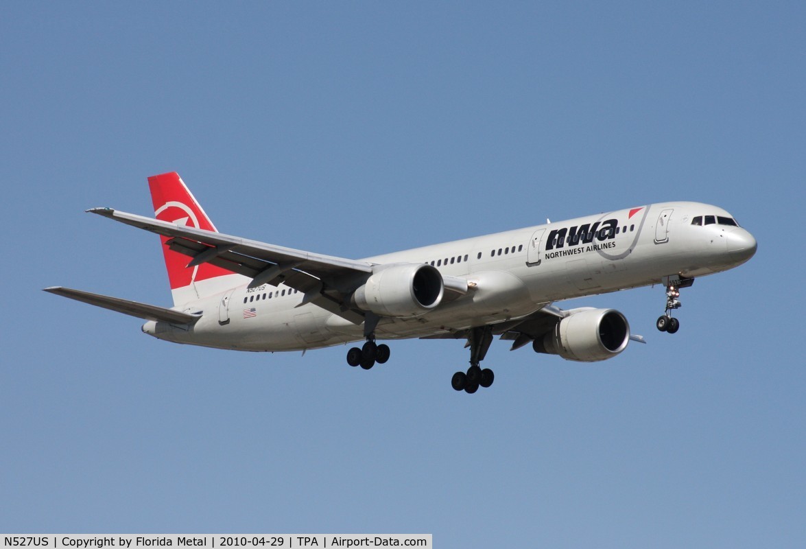 N527US, 1987 Boeing 757-251 C/N 23842, Northwest 757-200