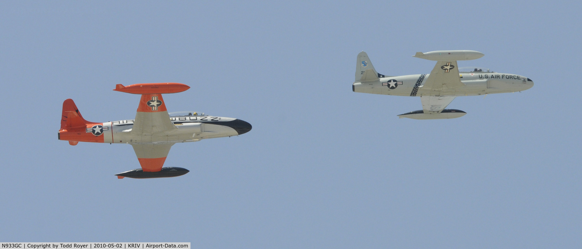 N933GC, 1954 Canadair T-33AN Silver Star 3 C/N T33-306, March Field Airfest 2010