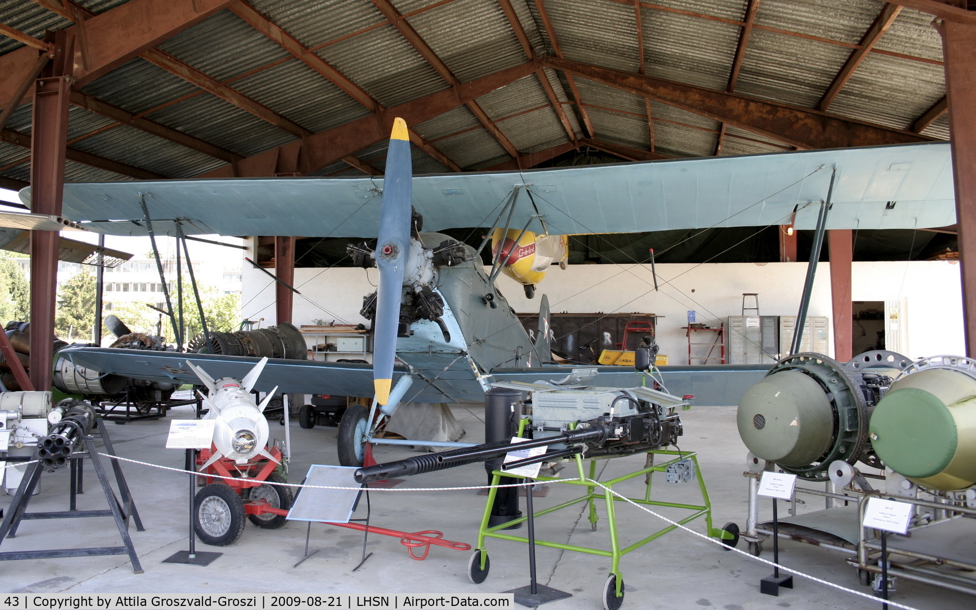 43, 1954 PZL-Okecie CSS-13 (Polikarpov Po-2) C/N 0443, Szolnok Szandaszöllös Airplane Museum