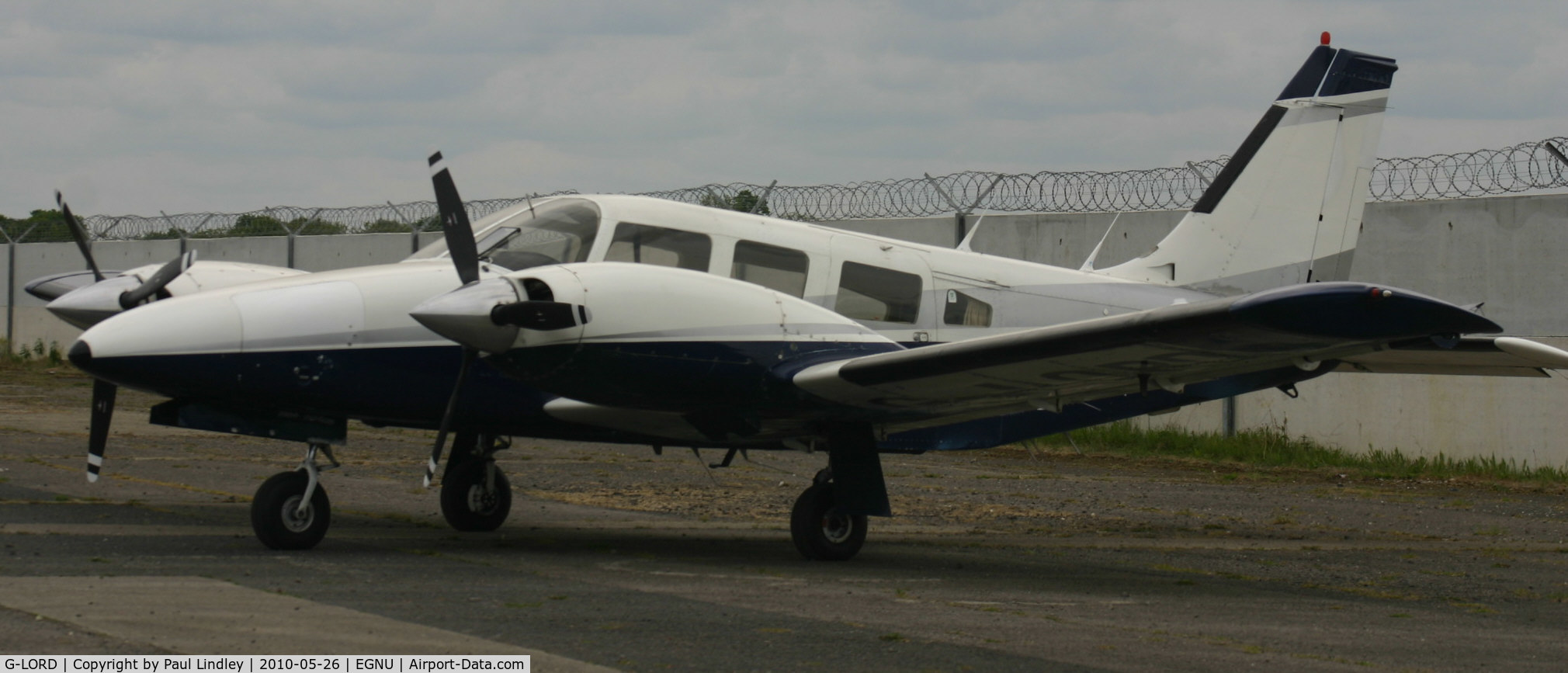 G-LORD, 1979 Piper PA-34-200T Seneca II C/N 34-7970347, awaiting attention