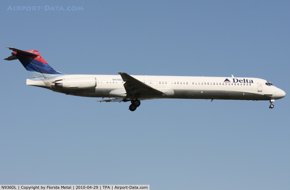 N936DL, 1989 McDonnell Douglas MD-88 C/N 49723, Delta MD-88