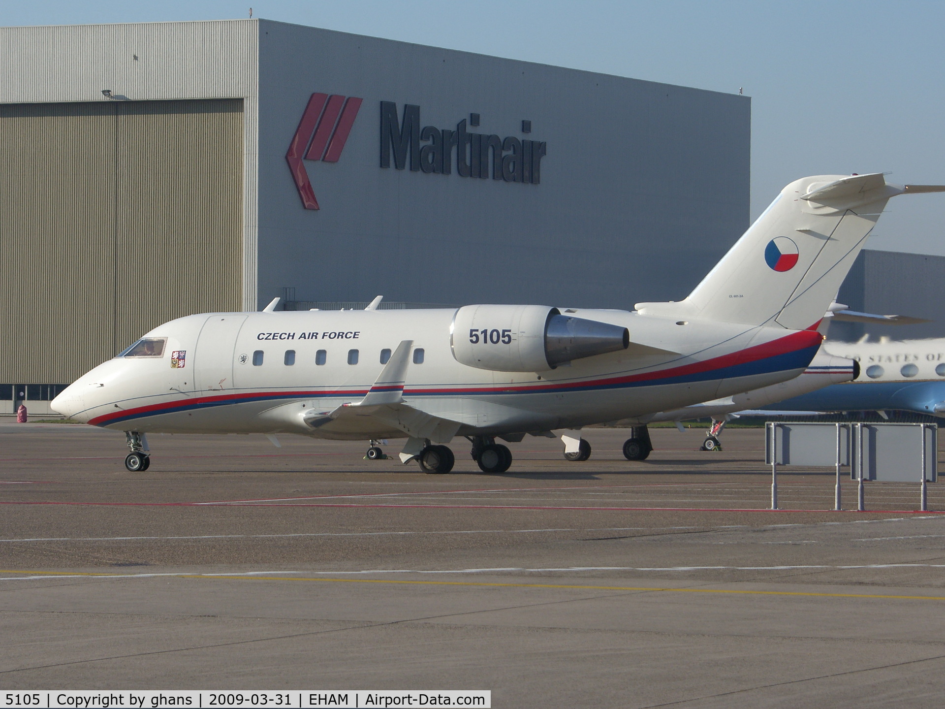5105, 1999 Bombardier Challenger 601-3A (CL-600-2B16) C/N 5105, Czech Air Force
