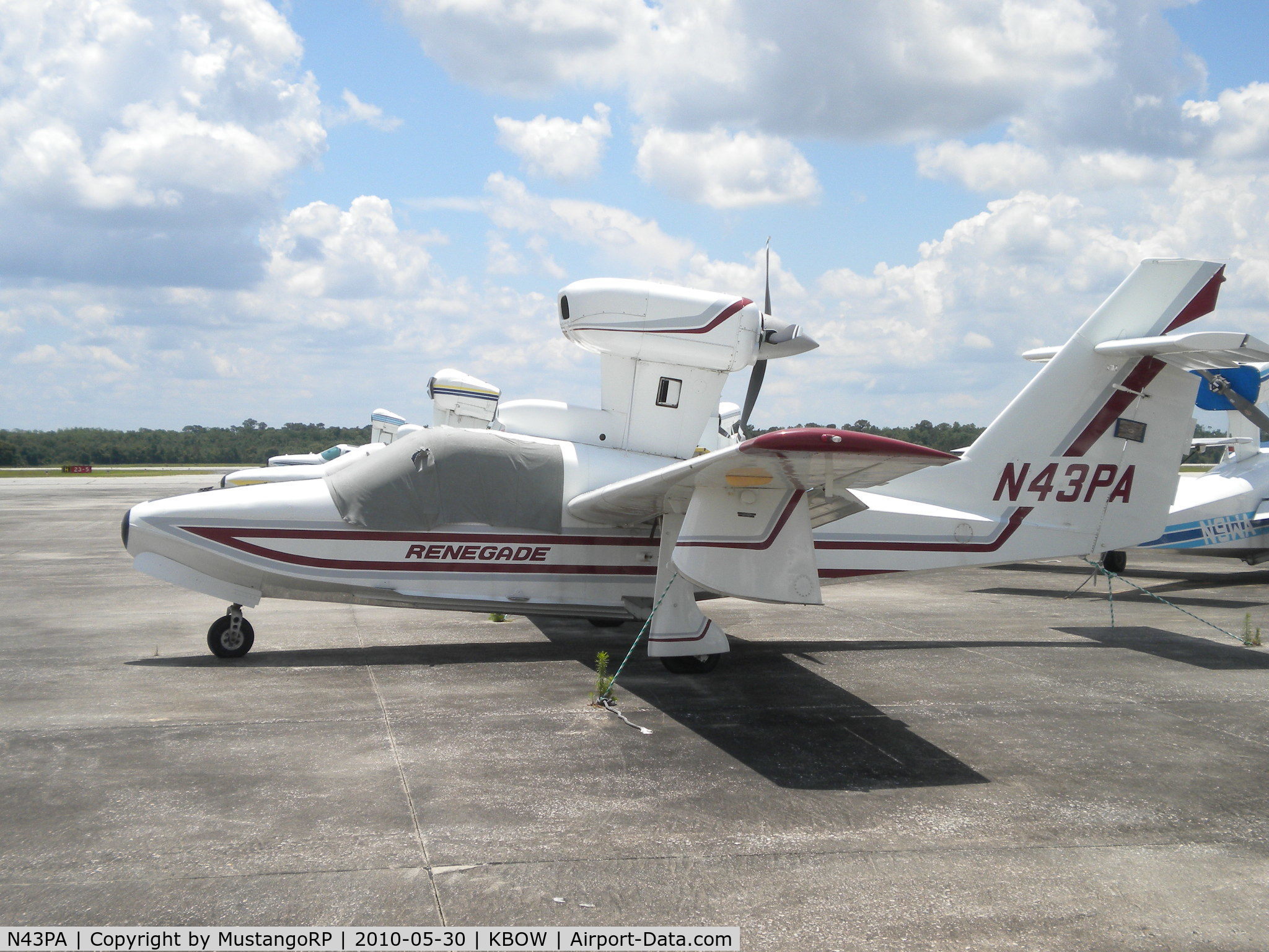 N43PA, Lake LA-250 Renegade C/N 55, 1987 Consolidated Aeronautics Inc LAKE Model 250 s/n 55