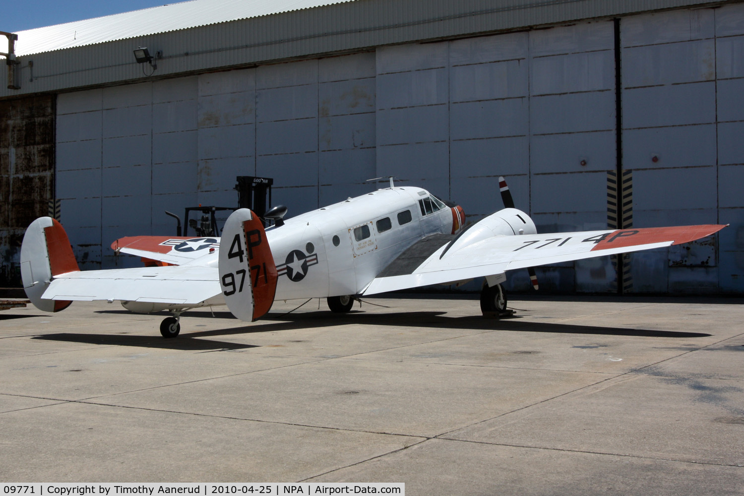 09771, Beechcraft RC-45J Expeditor C/N 434, Beech JRB-1 Expeditor, Ex NC1040, impressed by Navy