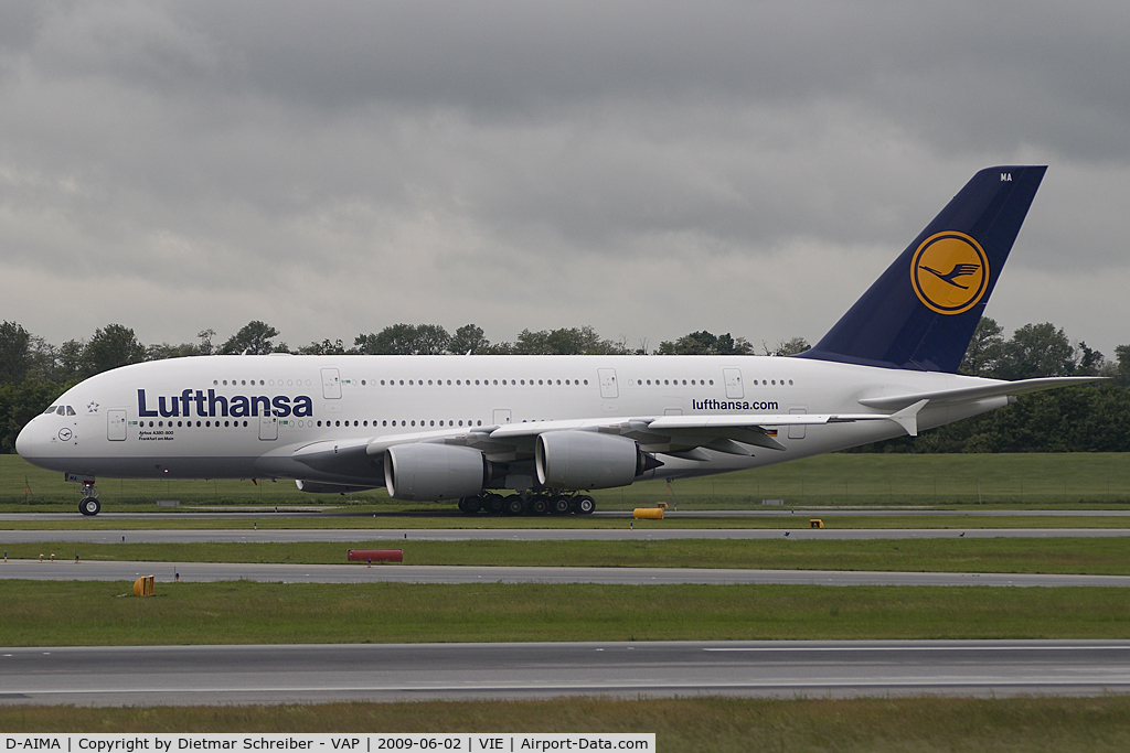 D-AIMA, 2010 Airbus A380-841 C/N 038, Lufthansa Airbus 380