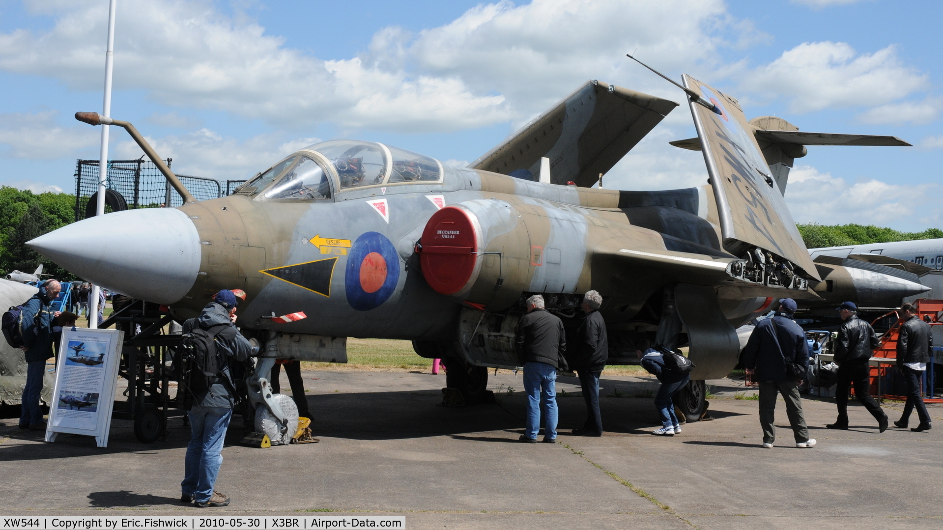 XW544, 1972 Hawker Siddeley Buccaneer S.2B C/N B3-05-71, XW544 at Bruntingthorpe Cold War Jets Open Day - May 2010