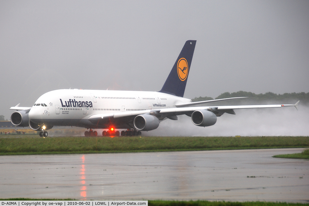 D-AIMA, 2010 Airbus A380-841 C/N 038, Catch the beacon