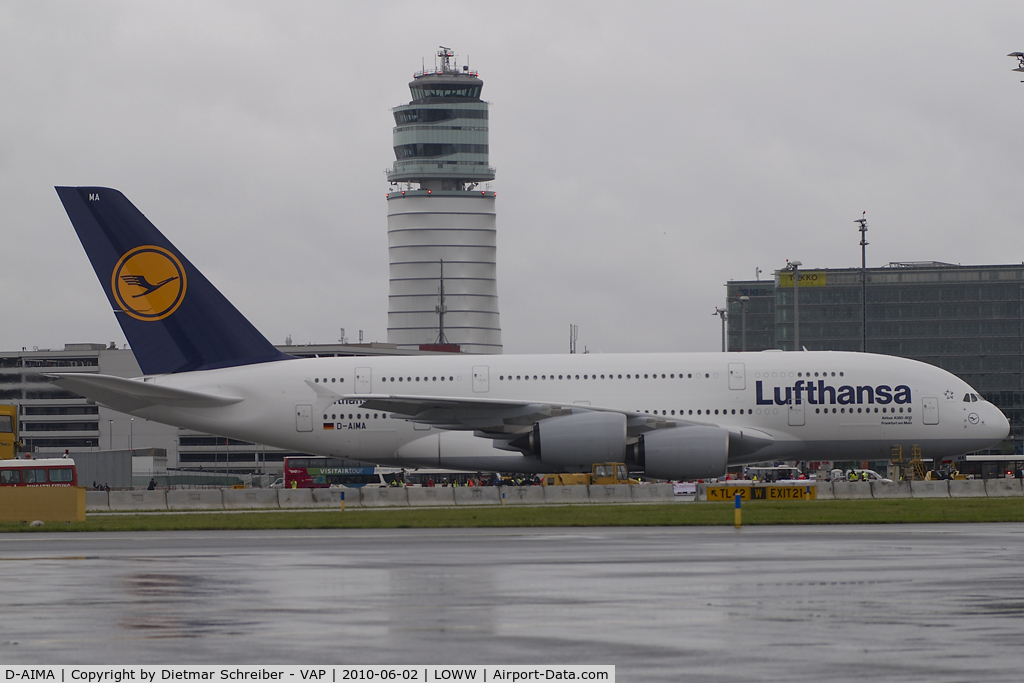 D-AIMA, 2010 Airbus A380-841 C/N 038, Lufthansa Airbus A380