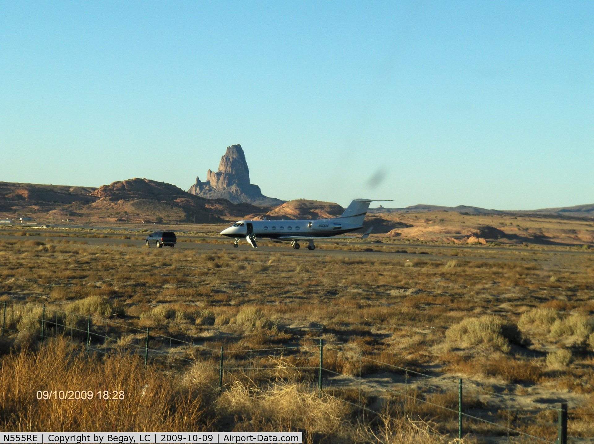 N555RE, 1983 Gulfstream Aerospace G-1159A Gulfstream III C/N 409, Kayenta Airport, Navajo reservation