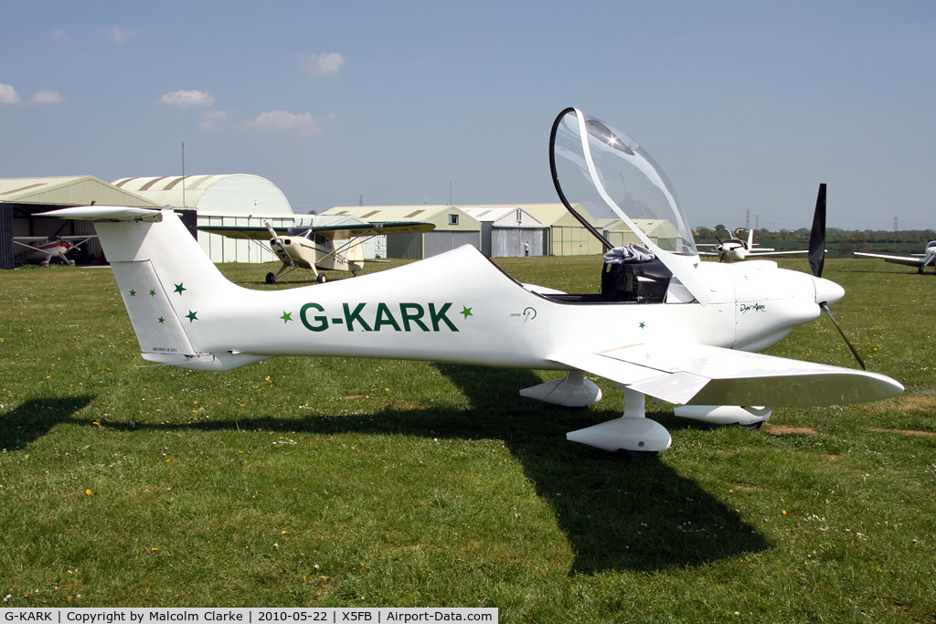 G-KARK, 2006 Dyn'Aero MCR-01 Club C/N PFA 301A-14010, Dyn'aero MCR-01 Club at Fishburn Airfield, UK in 2010.