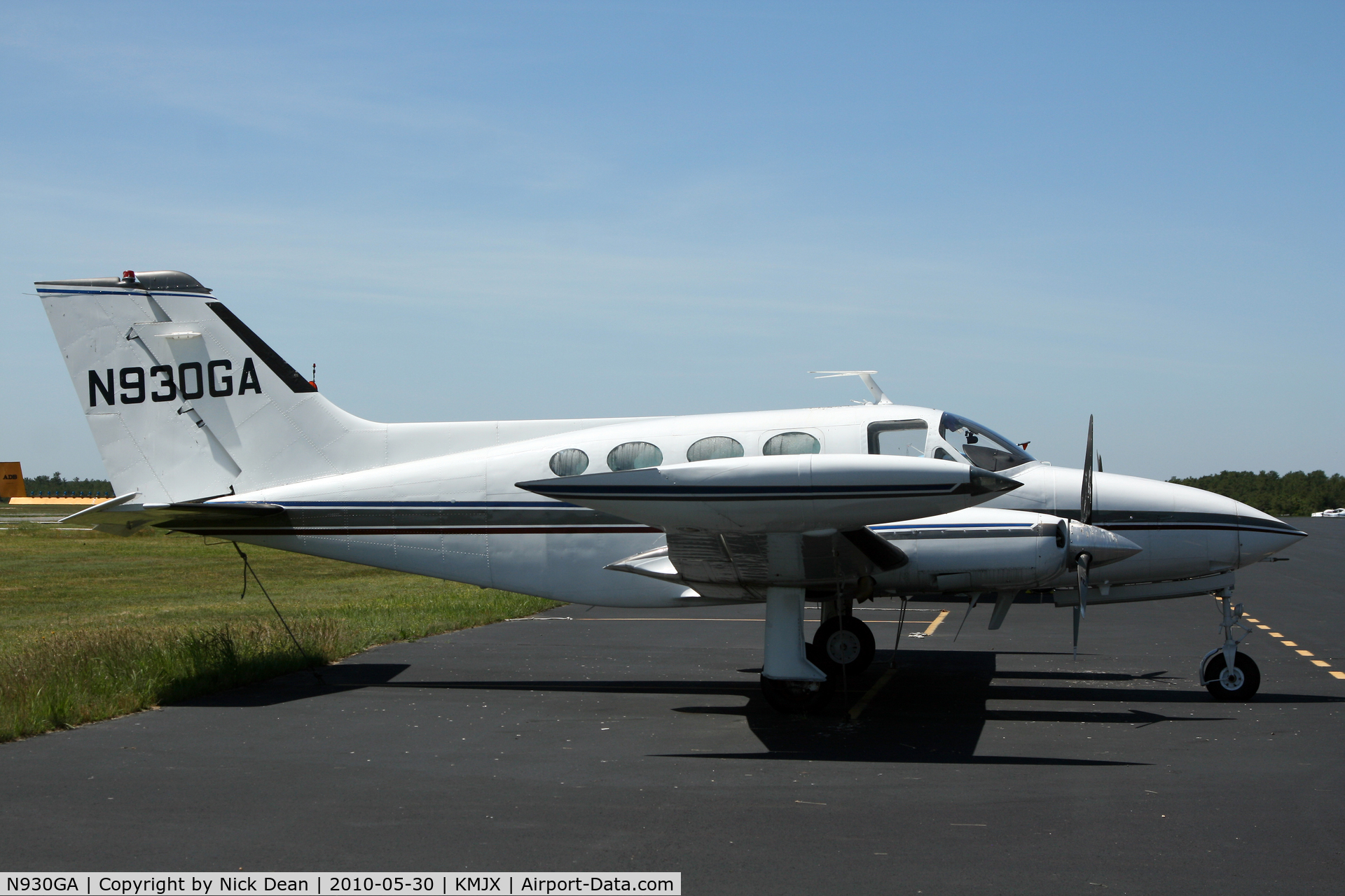 N930GA, 1969 Cessna 414 Chancellor C/N 414-0006, KMJX