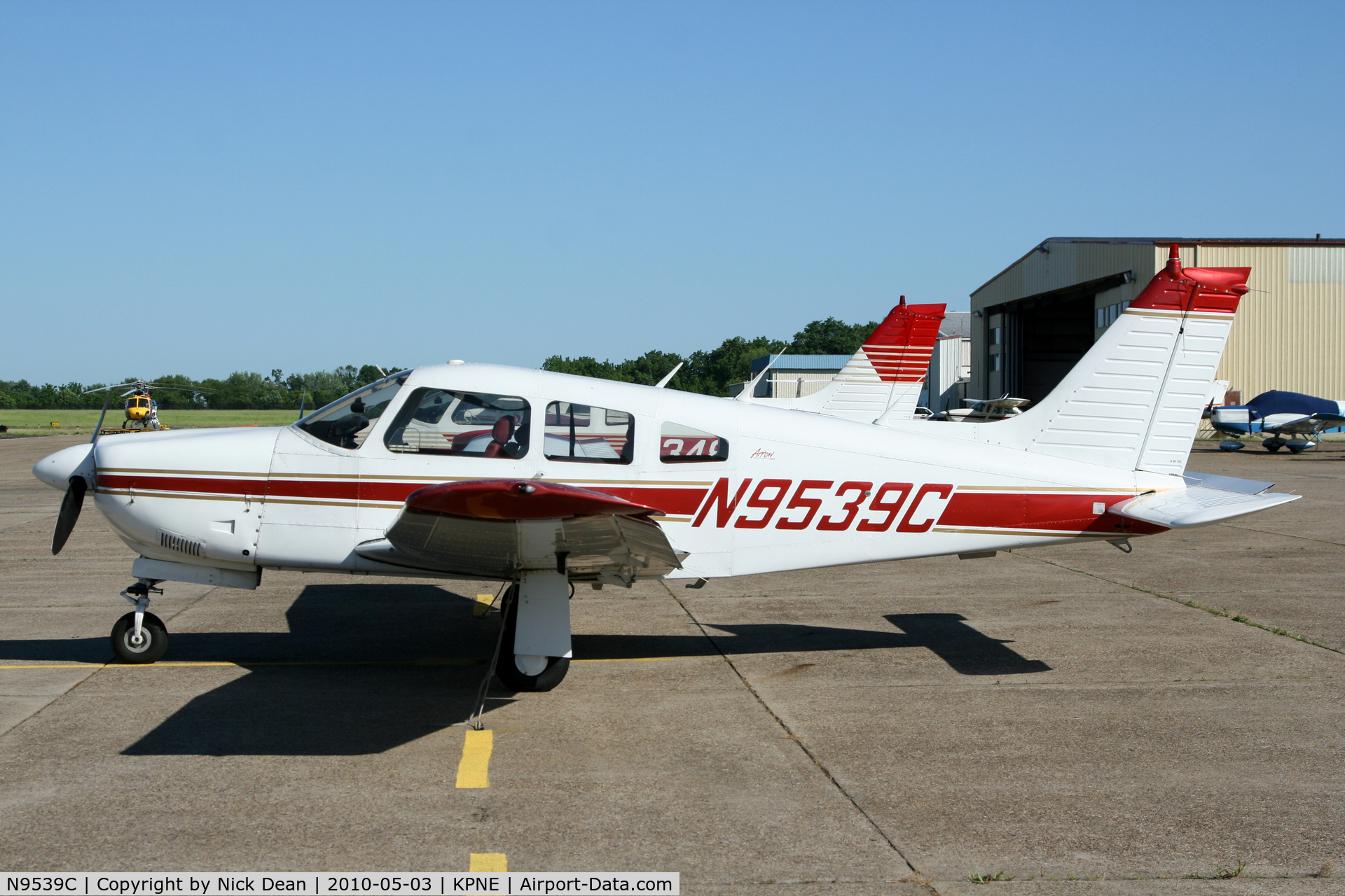N9539C, 1978 Piper PA-28R-201 Cherokee Arrow III C/N 28R-7837206, KPNE