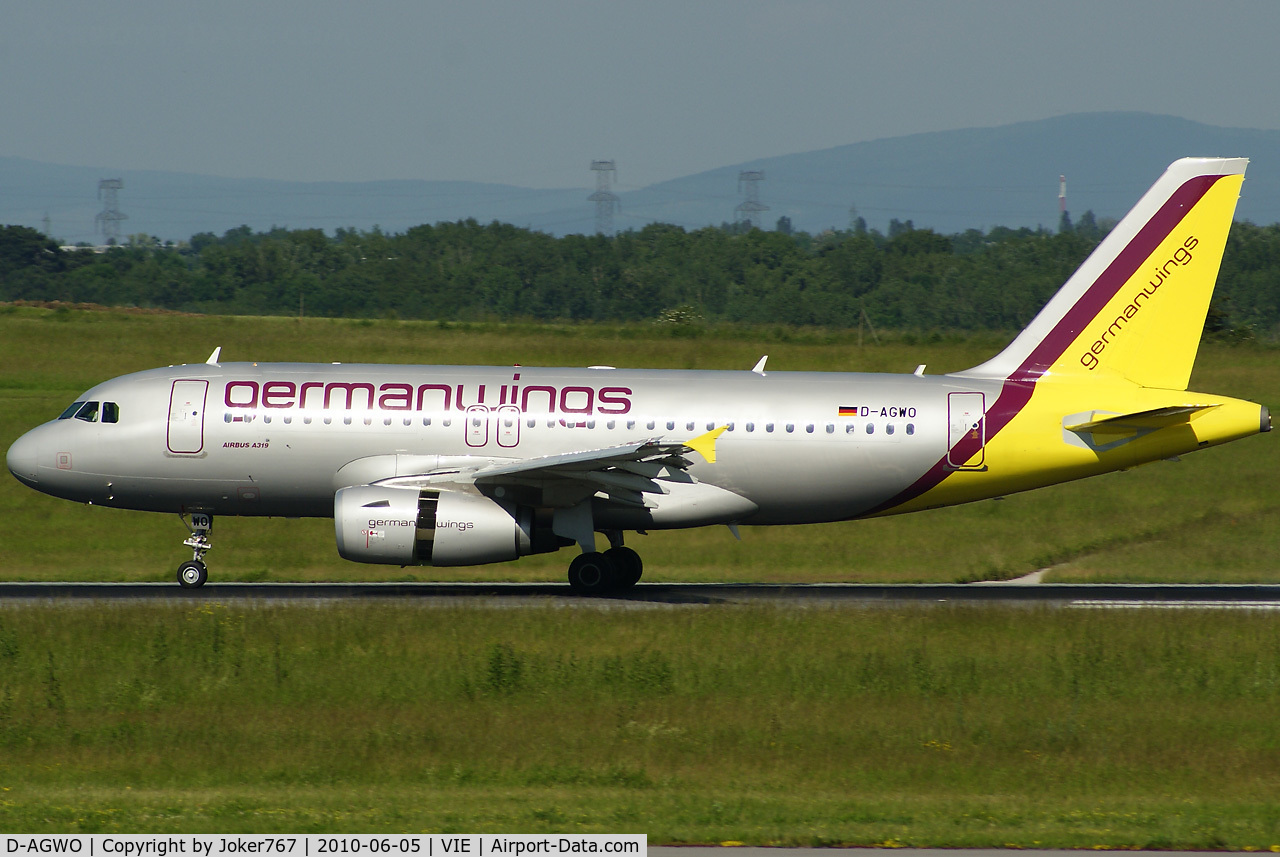 D-AGWO, 2009 Airbus A319-132 C/N 4166, Germanwings  Airbus A319-132