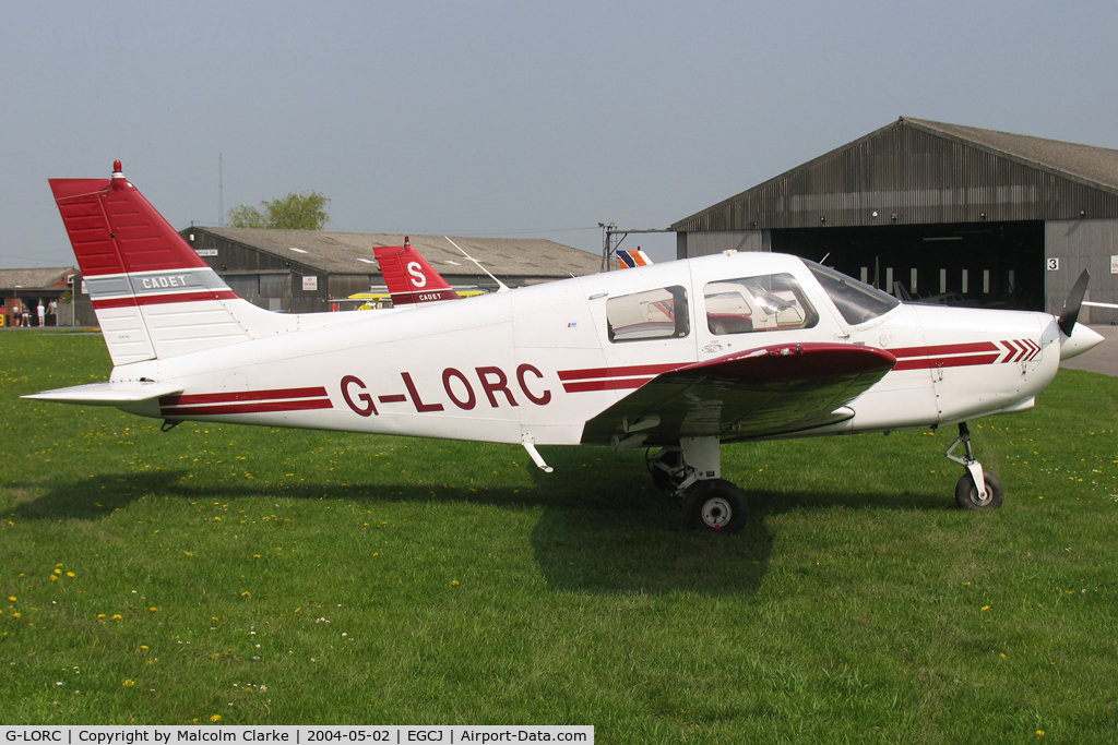 G-LORC, 1992 Piper PA-28-161 Cadet C/N 2841339, Piper PA-28-161 Cadet at Sherburn-in-Elmet Airfield in 2004.