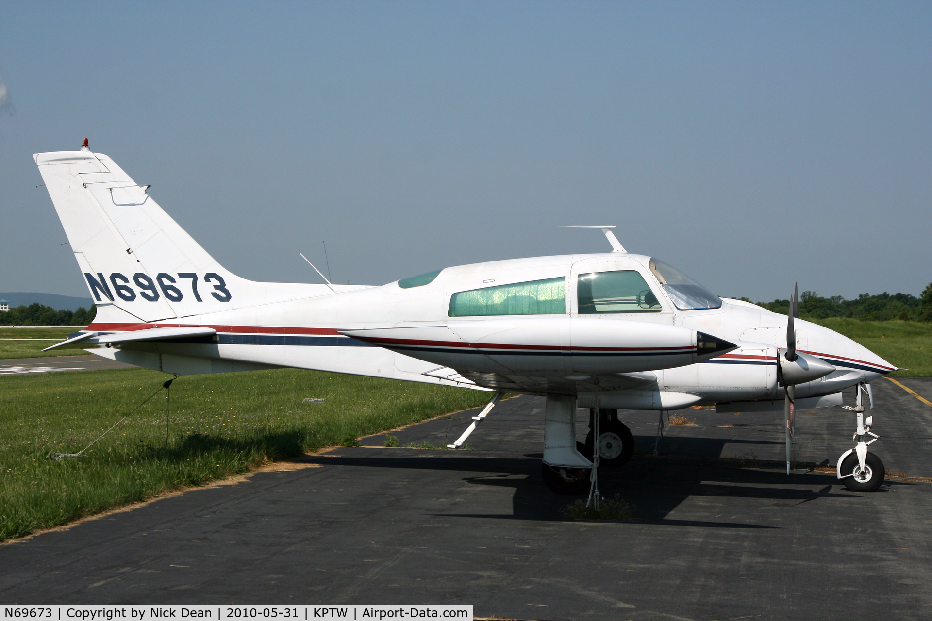 N69673, 1973 Cessna 310Q C/N 310Q0845, KPTW