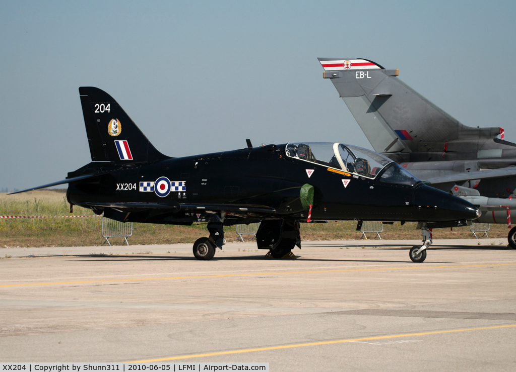 XX204, 1978 Hawker Siddeley Hawk T.1A C/N 051/312051, Participant of the LFMI Airshow 2010