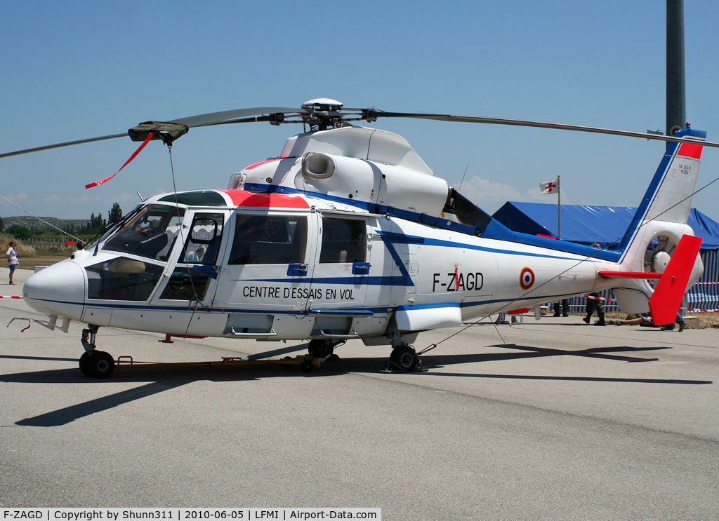 F-ZAGD, Aerospatiale AS-365N-1 Dauphin C/N 6116, Participant of the LFMI Airshow 2010