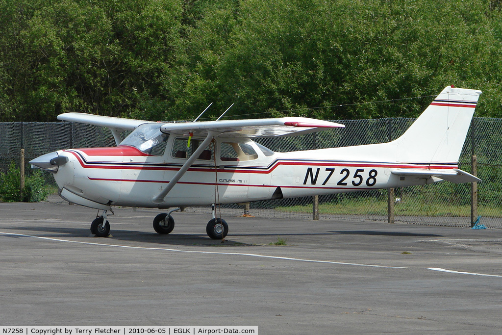 N7258, 1980 Cessna 172RG Cutlass RG C/N 172RG-0508, 1980 Cessna 172RG, c/n: 172RG-0508 at Blackbushe
