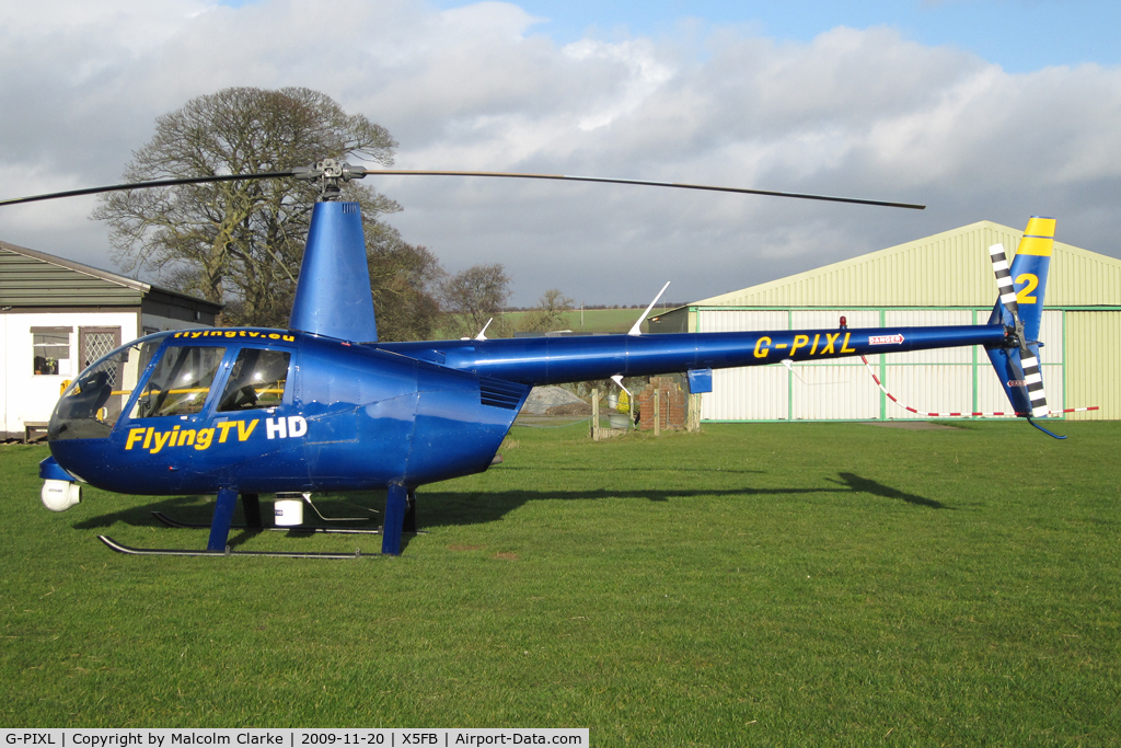 G-PIXL, 2006 Robinson R44 Raven II C/N 11221, Robinson R44 Raven ll at Fishburn Airfield, UK in