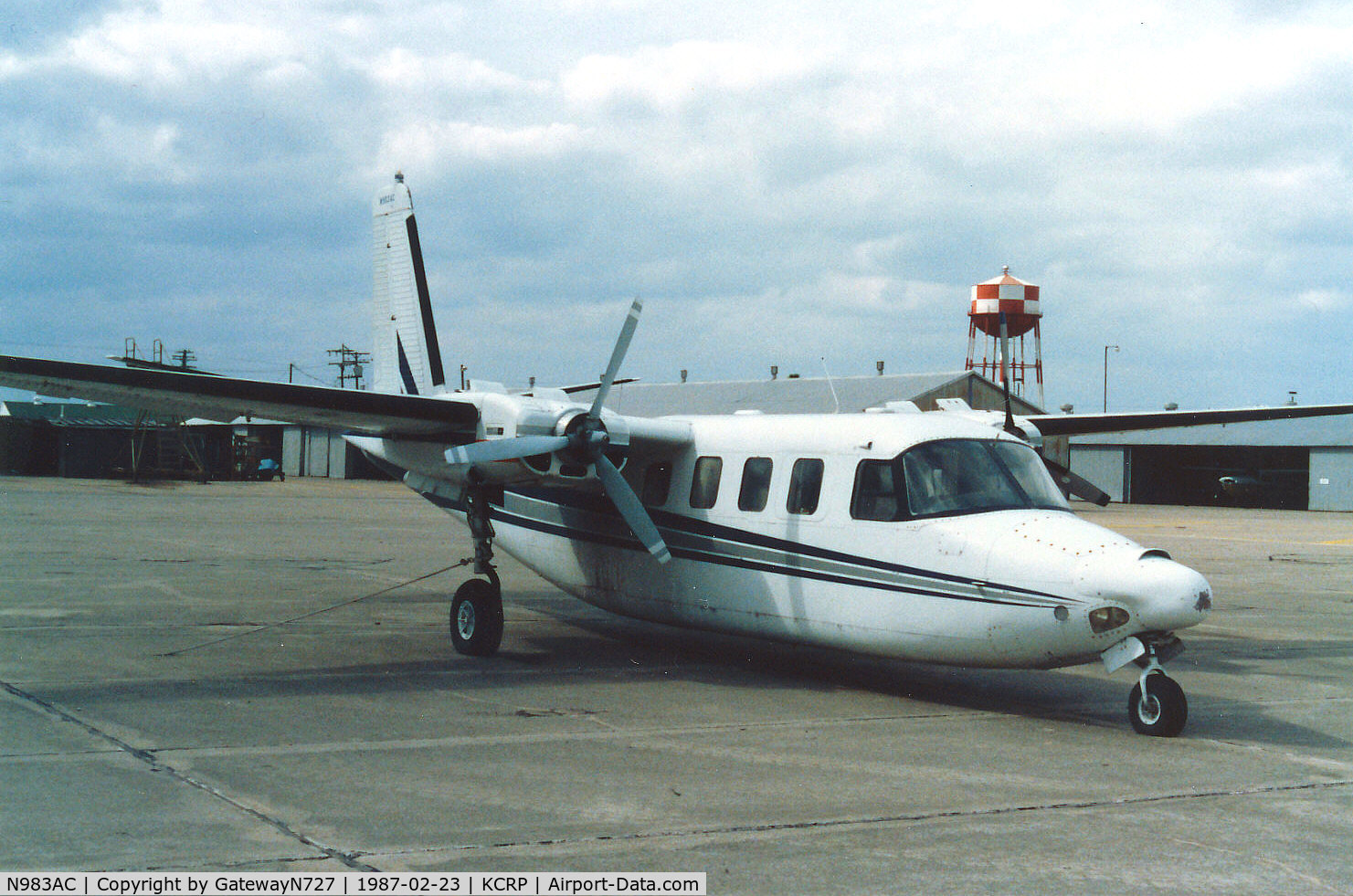 N983AC, Aero Commander 680FL Commander C/N 1343-26, At CRP.