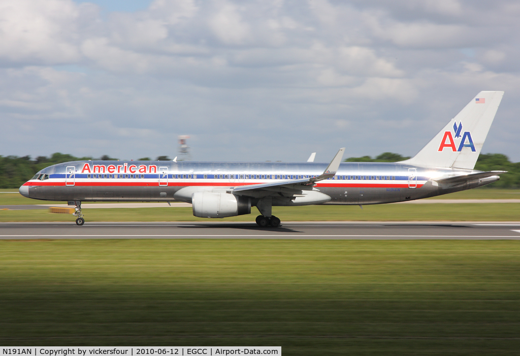 N191AN, 2001 Boeing 757-223 C/N 32385, American Airlines