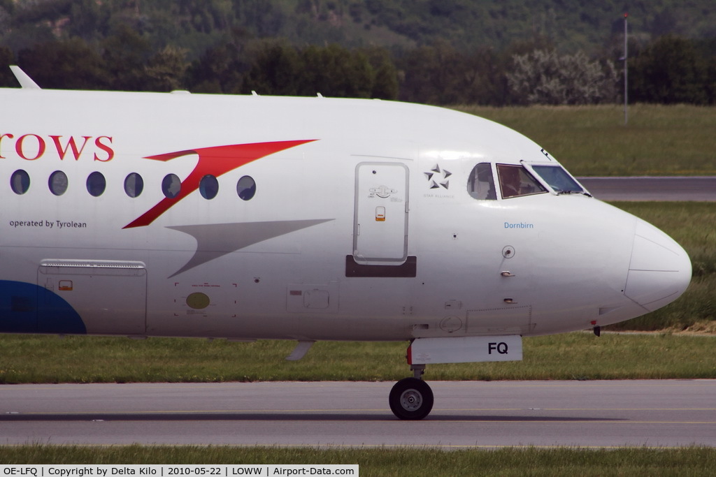OE-LFQ, 1996 Fokker 70 (F-28-0070) C/N 11568, Austrian Airlines