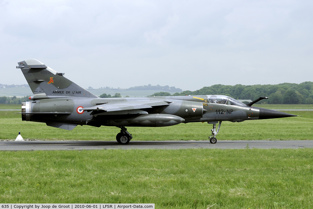 635, Dassault Mirage F.1CR C/N 635, The new French aircraft code system now refers to the base number and not to the unit anymore. ER02.003 'Savoie', BR11 'Cocotte de gueules'