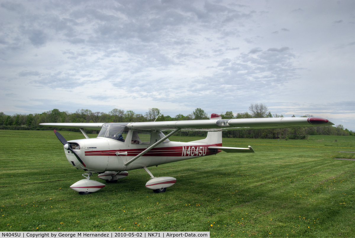 N4045U, 1965 Cessna 150E C/N 15061445, Our new Cessna 150E at its new home in Marcellus, NY