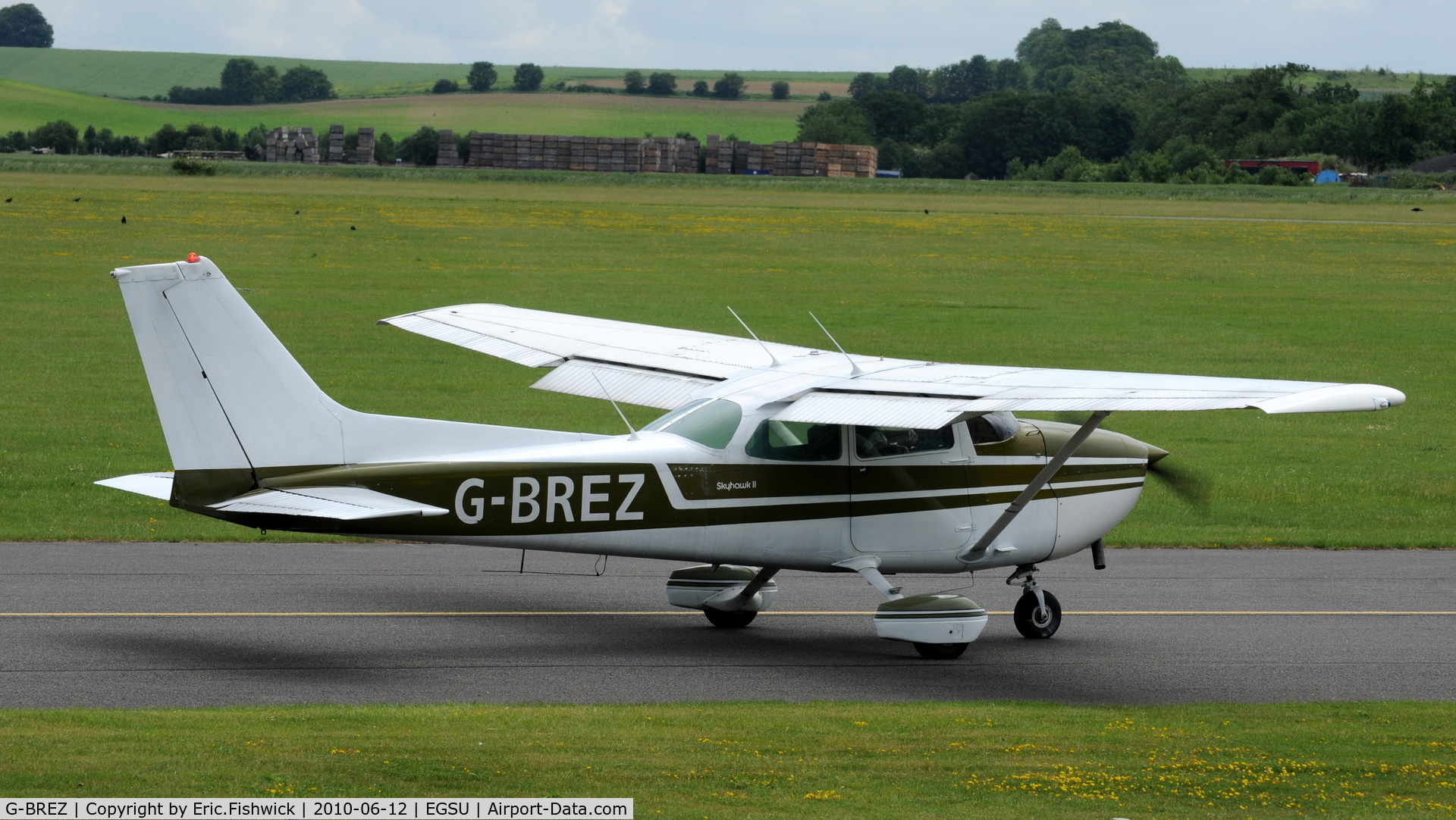 G-BREZ, 1976 Cessna 172M Skyhawk C/N 172-66742, 2. G-BREZ at The Duxford Trophy Aerobatic Contest, June 2010