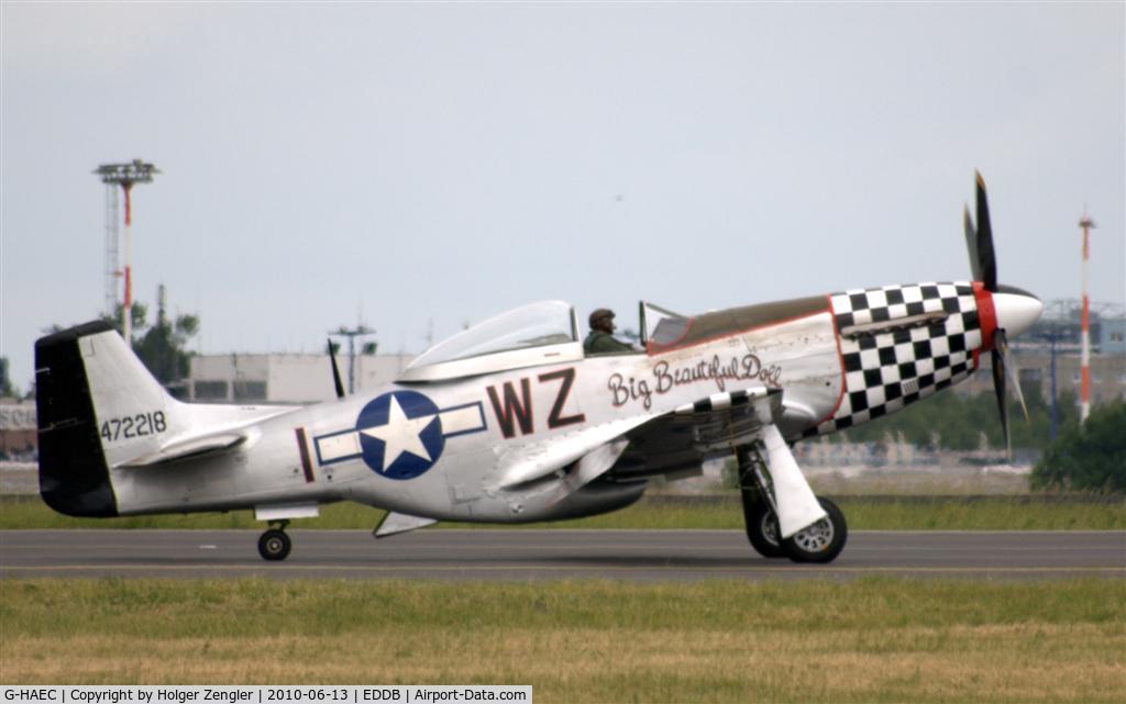 G-HAEC, 1951 Commonwealth CA-18 Mustang 22 (P-51D) C/N CACM-192-1517, Berlin Air Show 2010