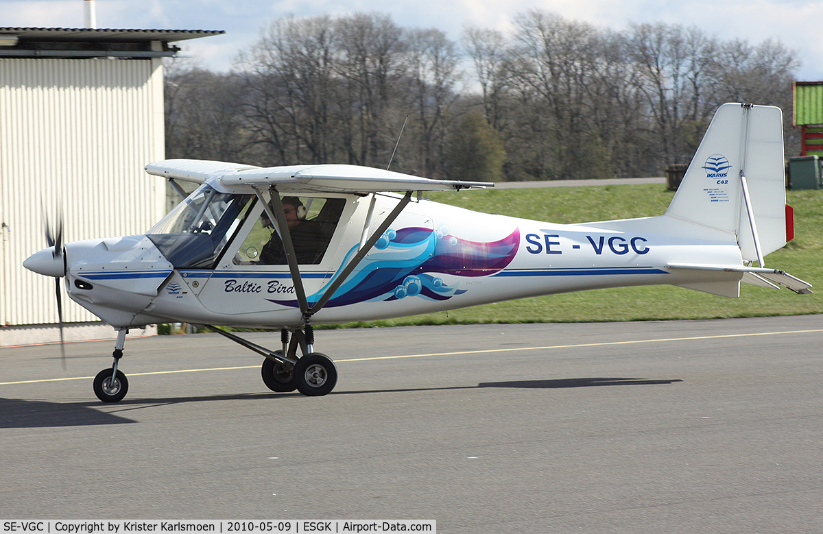 SE-VGC, 1999 Comco Ikarus C42 C/N 9903-6164, I dont know why its called Baltic Bird?