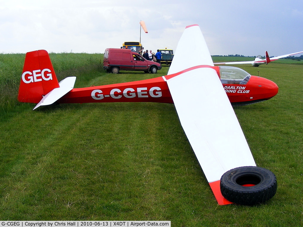 G-CGEG, 1960 Schleicher K-8B C/N 689, Schleicher K 8B at the Darlton Gliding Club