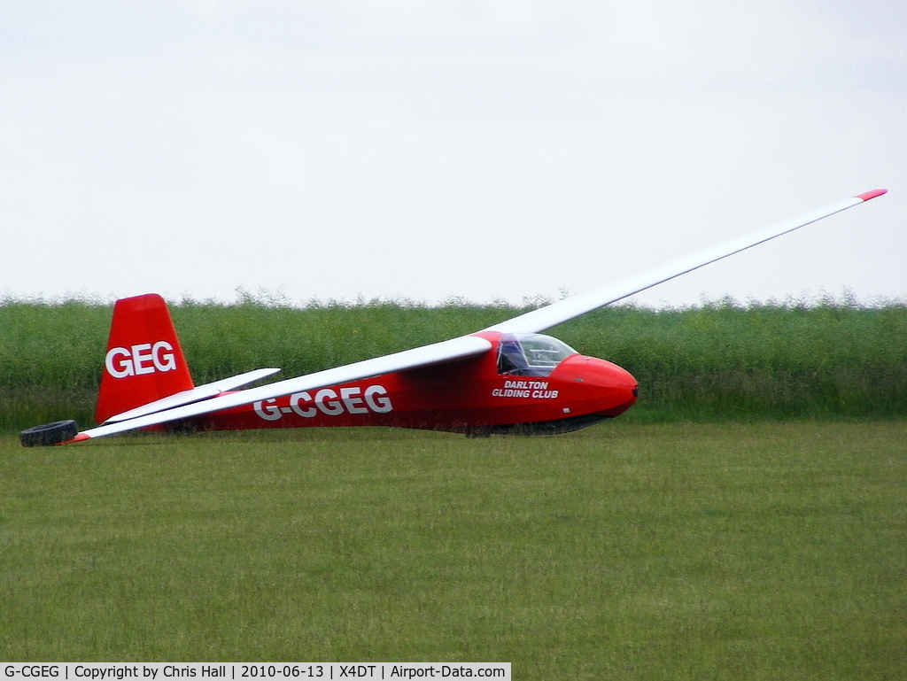 G-CGEG, 1960 Schleicher K-8B C/N 689, Schleicher K 8B at the Darlton Gliding Club