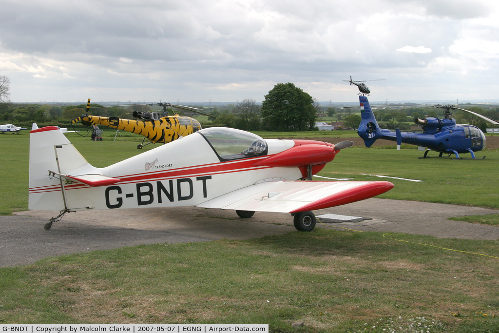 G-BNDT, 1987 Brugger MB-2 Colibri C/N PFA 043-10981, Brugger MB2 Colibri at Bagby Airfield in may 2007.