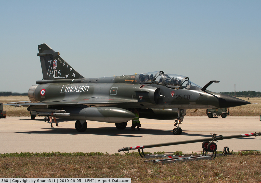 360, Dassault Mirage 2000N C/N 338, Used as a demo during LFMI Airshow 2010