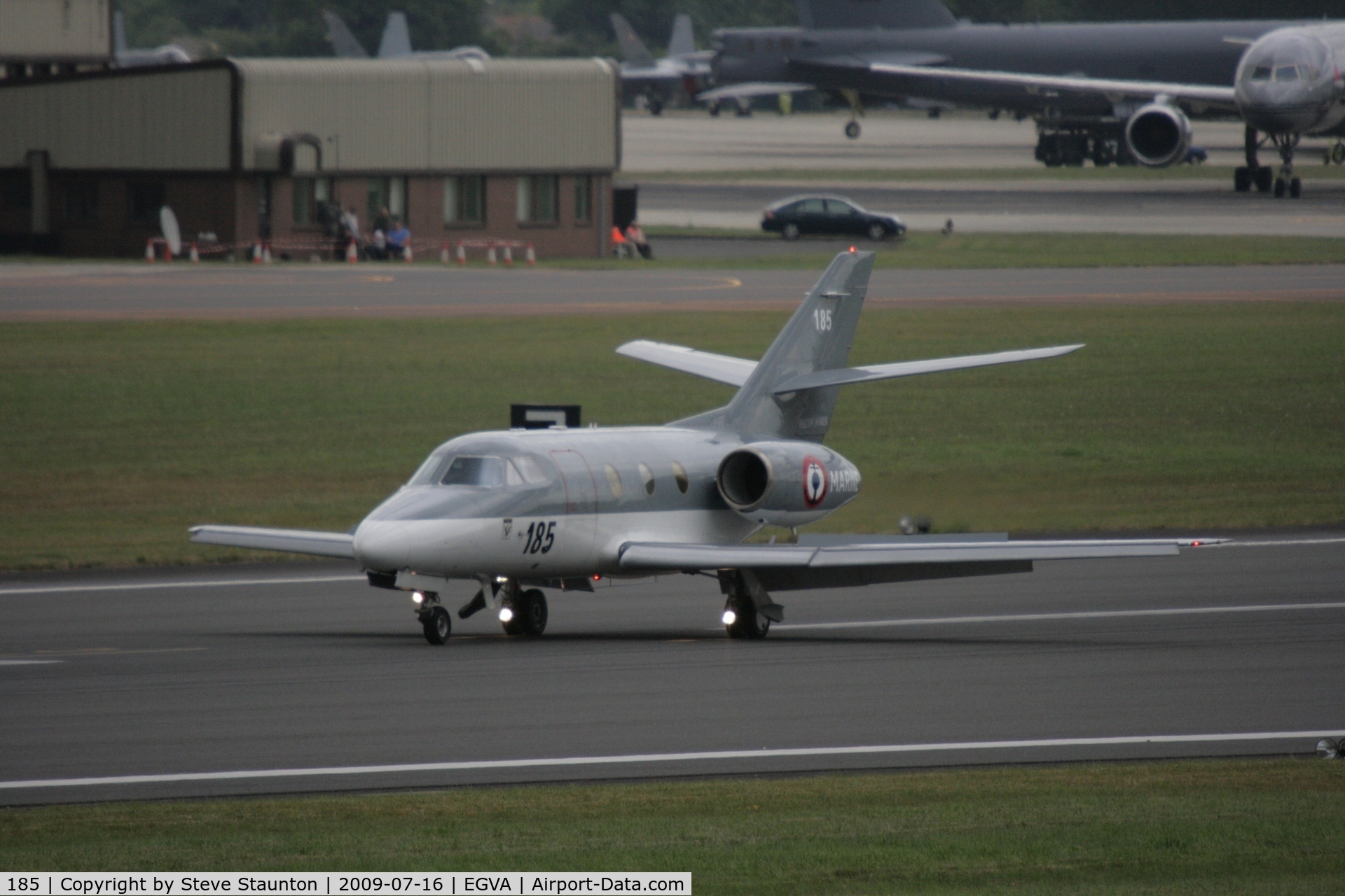 185, Dassault Falcon 10MER C/N 185, Taken at the Royal International Air Tattoo 2009