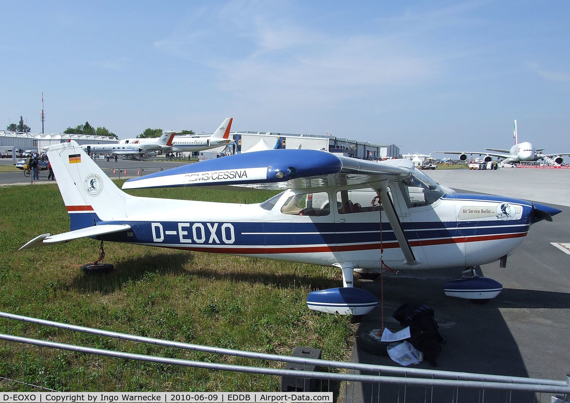D-EOXO, Reims F172N Skyhawk C/N 1708, Cessna (Reims) F172N at ILA 2010, Berlin