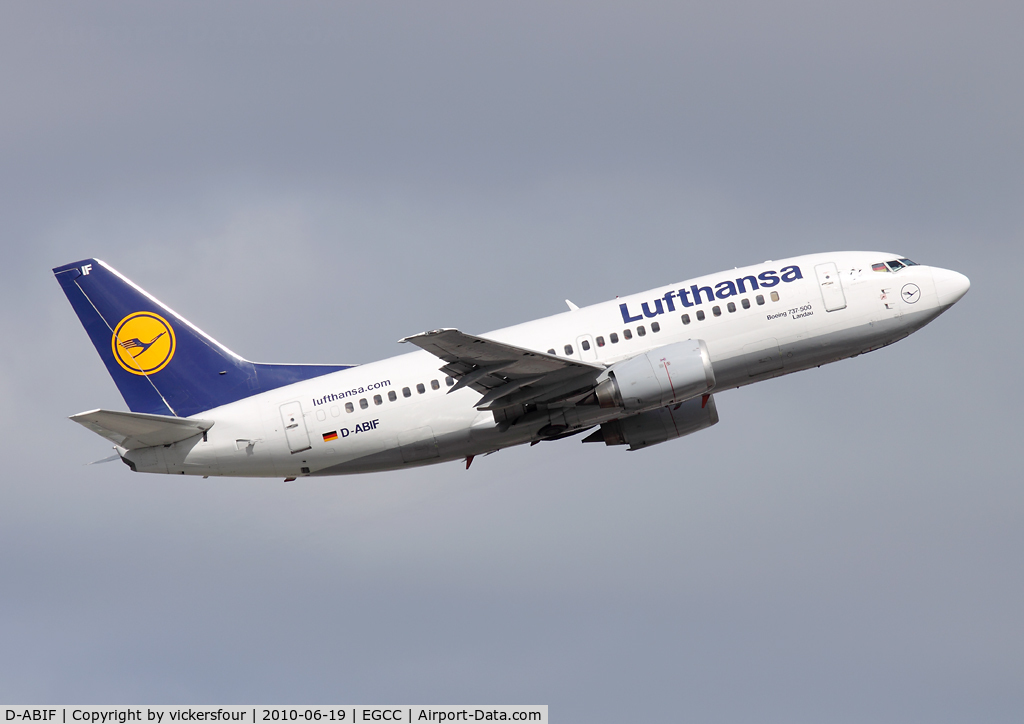 D-ABIF, 1991 Boeing 737-530 C/N 24820, Lufthansa