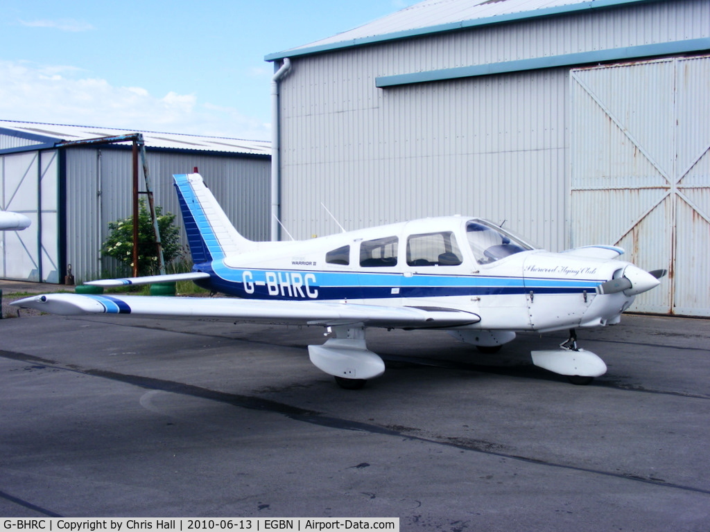 G-BHRC, 1979 Piper PA-28-161 Cherokee Warrior II C/N 28-7916430, The Sherwood Flying Club