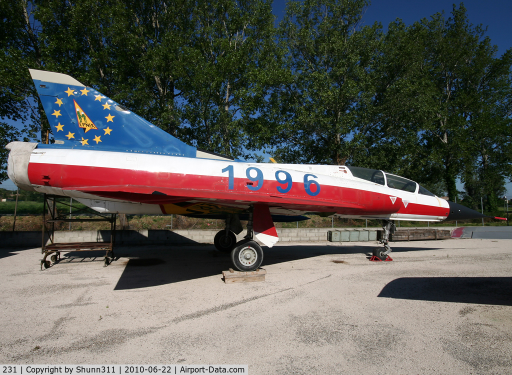 231, Dassault Mirage IIIB C/N 231, Preserved in EPNER c/s in this small Museum... right side...