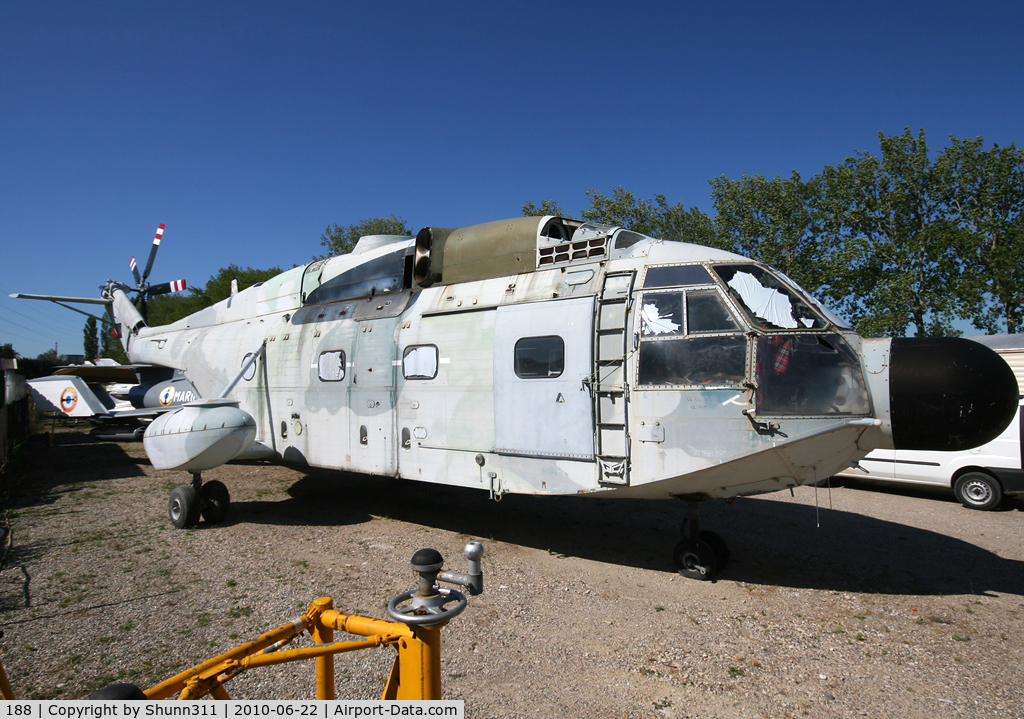 188, Aerospatiale SA-321G Super Frelon C/N 188, Second example here but preserved... Also Iraq Air Force ntu... S/n 2024