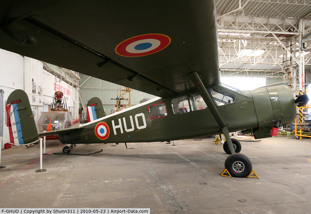 F-GHUO, Max Holste MH-1521C-1 Broussard C/N 299, Preserved Broussard in this small new aeronautical Museum near Lyon...