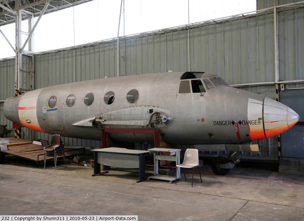 232, Dassault MD-312 Flamant C/N 232, Stored Dassault Flamant in this small new aronautical Museum near Lyon...