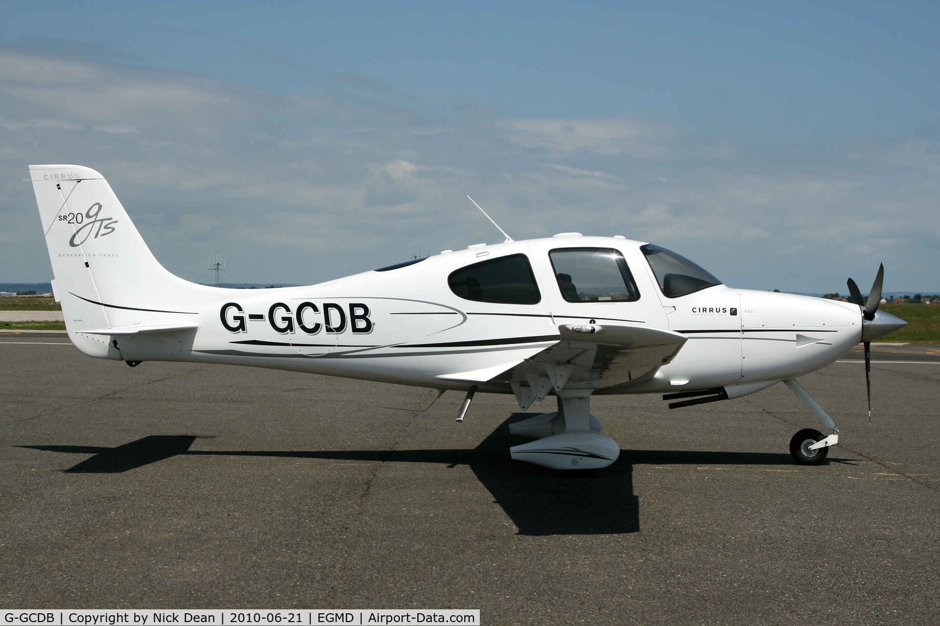 G-GCDB, 2009 Cirrus SR20 GTS C/N 1967, EGMD