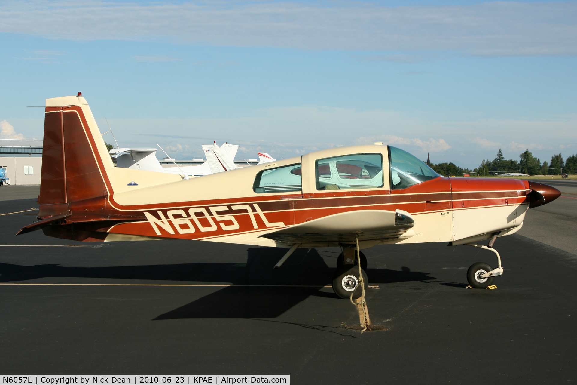 N6057L, 1972 American AA-5 C/N AA5-0157, KPAE