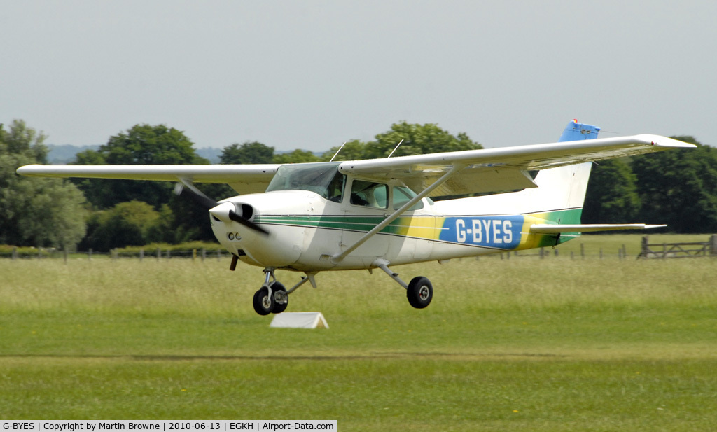 G-BYES, 1981 Cessna 172P C/N 172-74514, SHOT AT HEADCORN