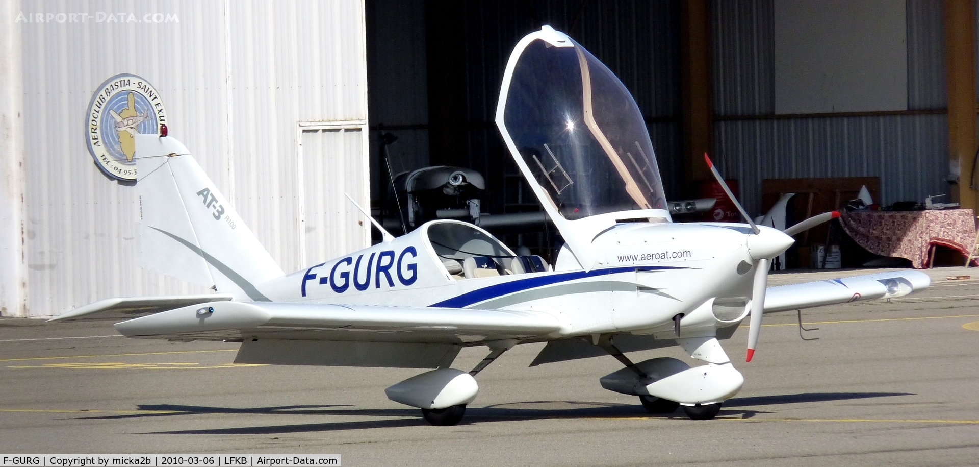 F-GURG, Aero AT-3 R100 C/N AT3-036, Parked.