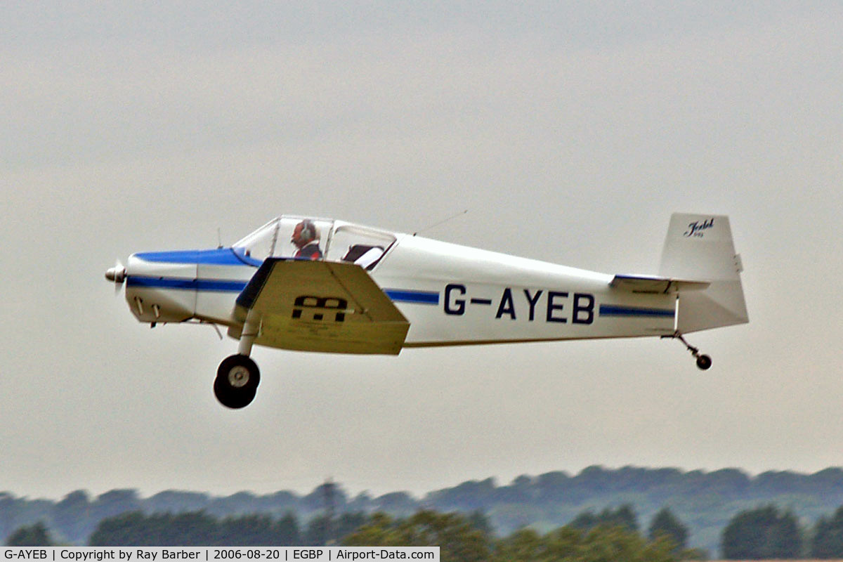 G-AYEB, 1958 Jodel D-112 C/N 586, Jodel D.112 [586] Kemble~G 20/08/2006. Seen at the PFA Flying For Fun 2006 Kemble.
