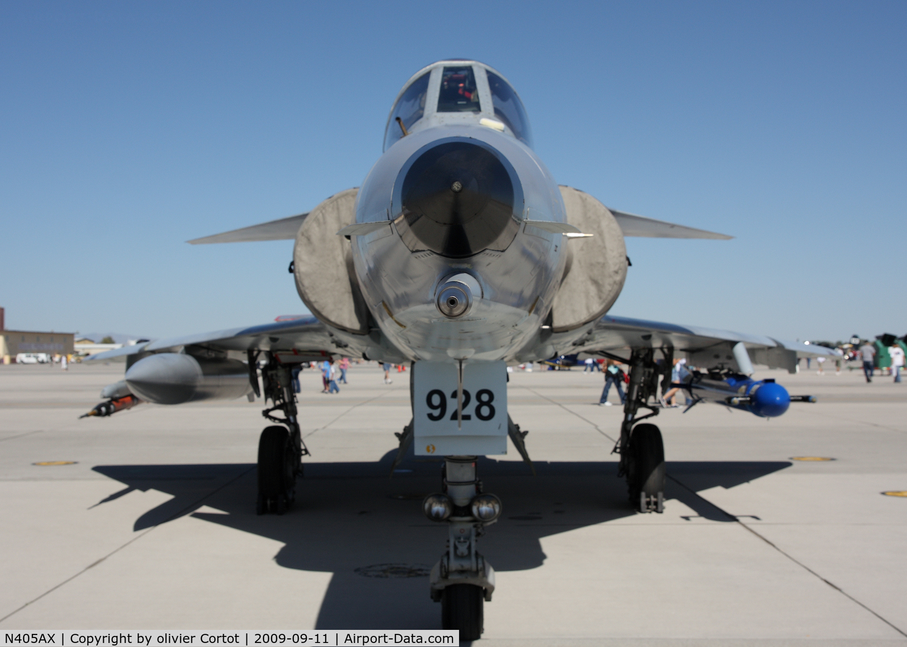 N405AX, Israel Aircraft Industries Kfir C.2 C/N 145, Fallon airshow 2009